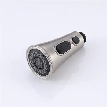 มัลติฟังก์ชั่ก๊อกน้ําหัวฉีดอ่างล้างจานดึงก๊อกน้ําหัวฉีด Sprayer สีดําเงินขนาดเล็กฝักบัวดึงหัว Aerator 26