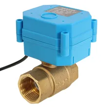 DC12V Электрический моторизованный резьбовой шаровой клапан система кондиционирования воздуха контроллер 2-way 0-1.0Mpa DN20