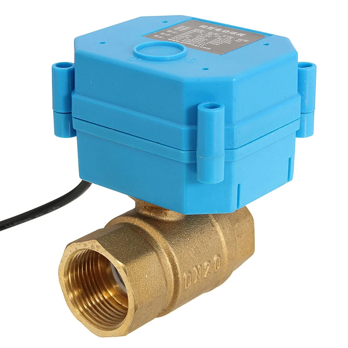 

DC12V Electric Motorized Thread Ball Valve Air-conditioning Water System Controller 2-way 0-1.0Mpa DN20