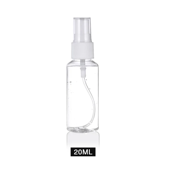 20/30/50/100ml Refillable Bottles Empty Spray Bottle Portable Travel Container Transparent Plastic Perfume Bottle spray Atomizer 20ml