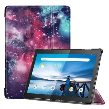 

PU Case for Lenovo Tab M10 TB-X605F TB-X505f Slim Magnetic Stand Smart Cover for Lenovo M10 Tablet Case +filmPen