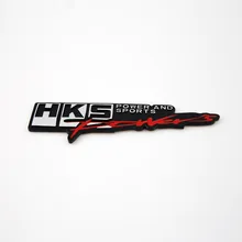 Hks power стерео модифицированный металлический логотип для автомобиля 3D алюминиевый сплав HKS модифицированный логотип автомобиля