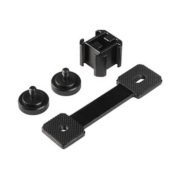 

Fill Light Microphone Fixing Bracket Camera Flash Three-head Hot Shoe Crossbar Bracket For DJI Zhiyun Smooth4
