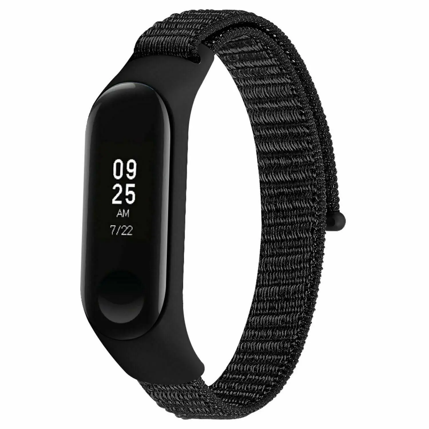 Black Чехол-бампер, тканый нейлоновый ремешок с петлей для Xiaomi mi Band 4 mi Band 3/4, умный чехол с браслетом, сменный ремешок на запястье - Цвет ремешка: Black