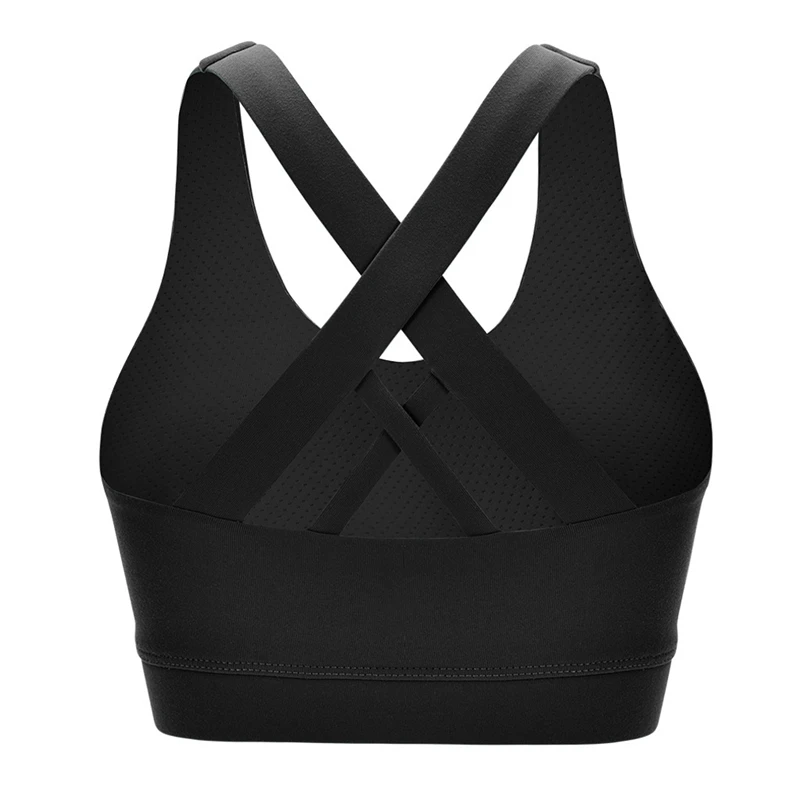 

Спортивный бюстгальтер без стальных колец, бюстгальтер с треугольными вырезами и красивой спиной, быстросохнущее мягкое и дышащее нижнее белье для бега, фитнеса