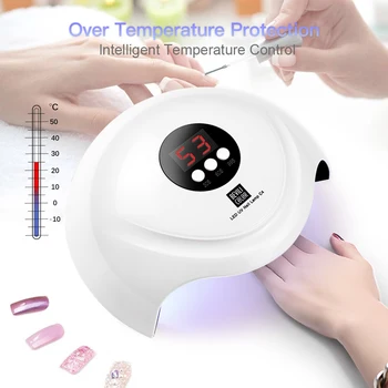 

UV Lamp For Manicure LED Nail Dryer 36W LED Nail Lamp Dryer For All Polish With 30/60/99s Timer Manicure Tool Gel Light new