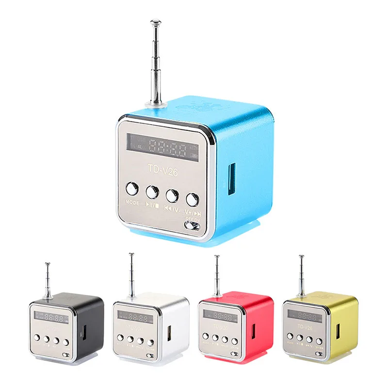 

New Speakers Recommend Portable Mini Support Sd Tf Card Micro Usb Stereo Super Bass Speaker Mp3/4 Music Player Fm Radio Display