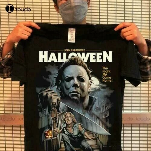 Camiseta de Michael Myers para hombre y mujer, camisa de algodón de la  noche de Halloween, M 3Xl, divertida, a la moda, nueva Xs-5Xl - AliExpress