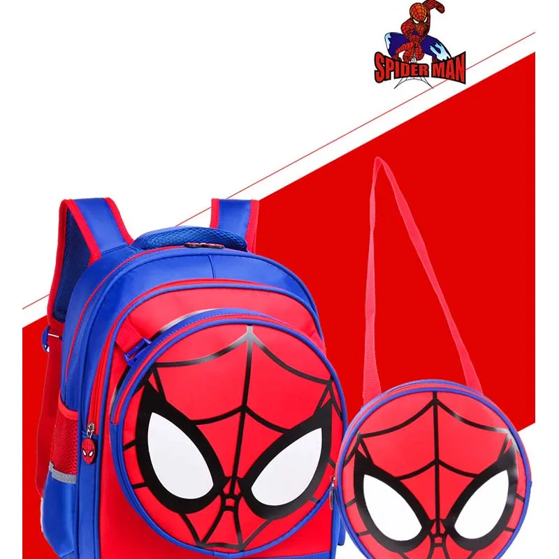 Детские школьные сумки для мальчиков, рюкзак с принтом Человека-паука, школьные рюкзаки для подростков,, sh110030