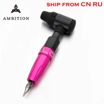 

Ambition tattoo pen machine mabuchi Motor Stable low vibration 8v 9000rpm Professional Tattoo Permanent makeup lip tools