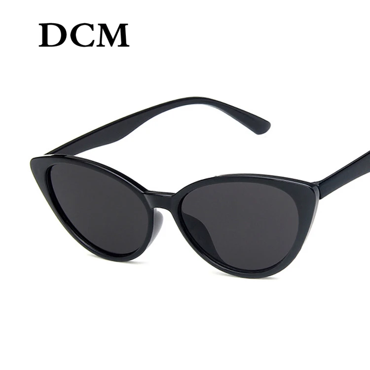 

DCM Vintage Triangle Cat Eye Women Sunglasses Retro Cateye's Lady Sexy Oculos Feminino Sun Glasses