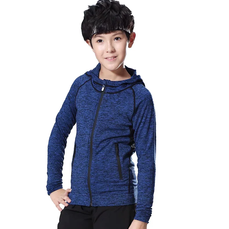 

2019 Autumn New Style Quick-Dry Sports Jackets Men's plus Velvet Running Coat Adult Children Basketball Football Training Suit