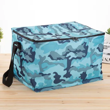 

Camouflage Large Waterproof Cooler Bag Food Delivery Pouch Oxford Cloth Lunch Pizza Food Insulation Thermal Bags Ice Pack