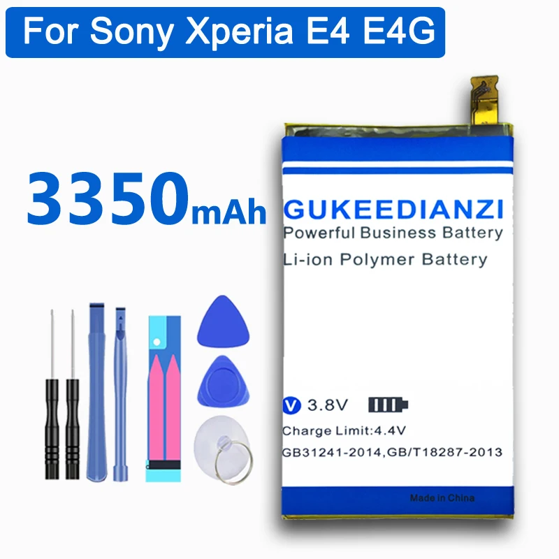 Аккумулятор GUKEEDIANZI для SONY Xperia E4 E2003 E2033 E2105 E2104 E2115 LIS1574ERPC батарея телефона 3350 мАч +