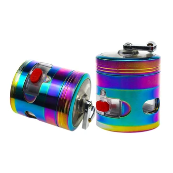 

Hand Drawer Metal Cigarette Smoke Grinder Colorful Grinder Grinder Gadget