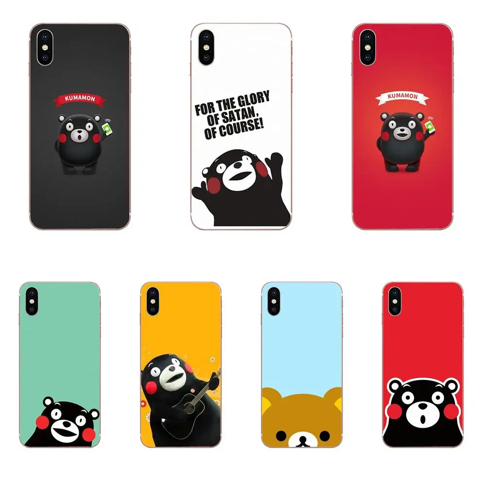 Lovely Cute Cartoon Kumamon Bear For Sony Xperia Z Z1 Z2 Z3 Z4 Z5 compact Mini M2 M4 M5 T3 E3 E5 XA XA1 XZ Premium | Мобильные