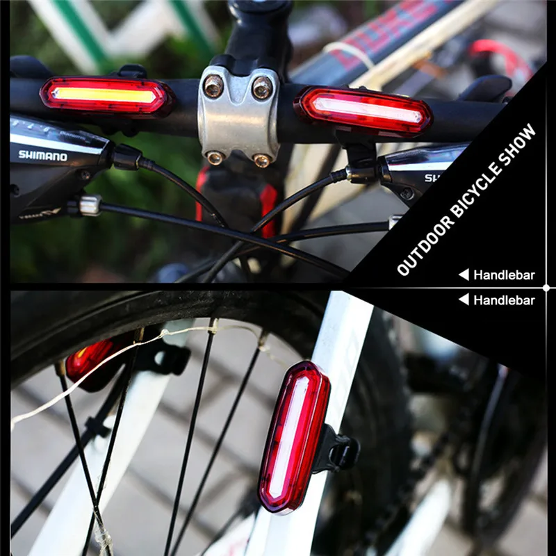 

Bicycle Rear Light Cycling LED Taillight USB Rechargeable Waterproof MTB Road Bike Tail Lights Back Lamp Bicycle Accessories