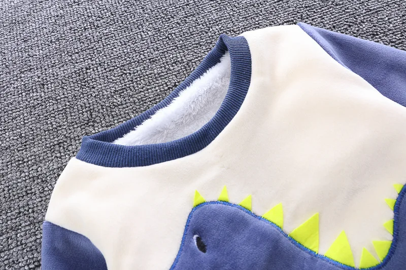 Winter Toddler Infant Clothing Sets Suits For Boys Thick Warm Cartoon Baby Coats Vest Pants 3Pcs/Sets Outfits Childrenl Costume