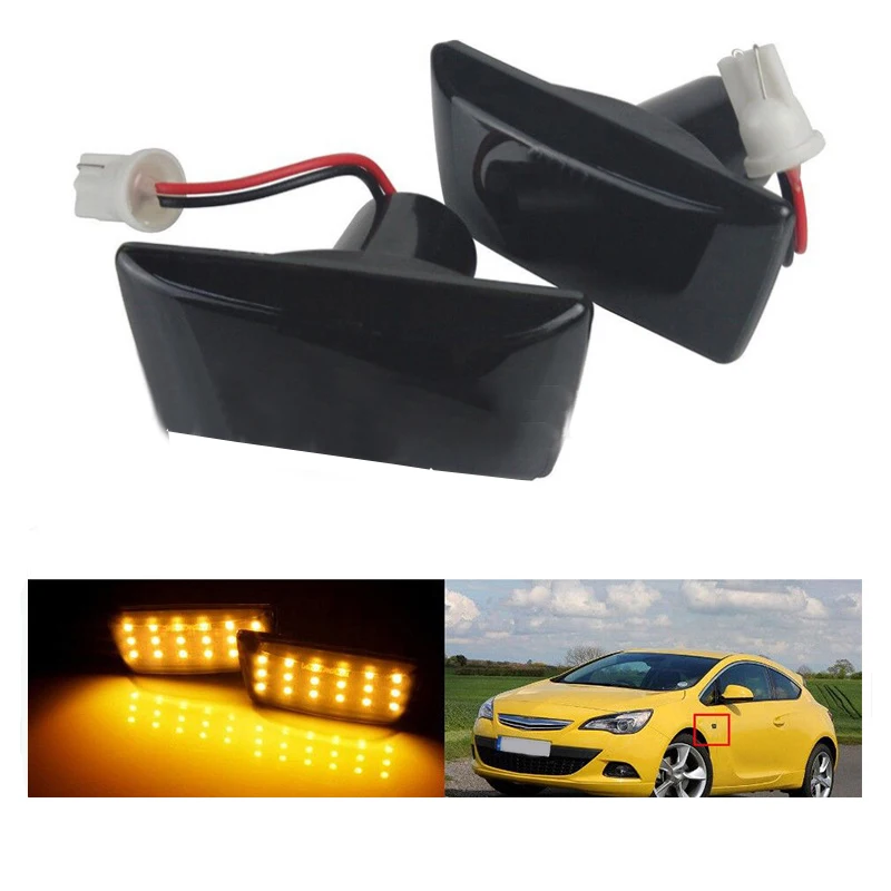 

A Pair Car Led Dynamic Side Mark Turn Signal Side Light Flash for Opel Vauxhall Chevrolet Cruze