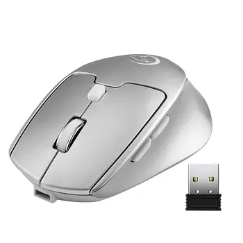 

2.4G Wireless Mouse Dual Mode Usb Charging Mouse Portable Gift Mouse Metal Texture Portable Mini Mouse