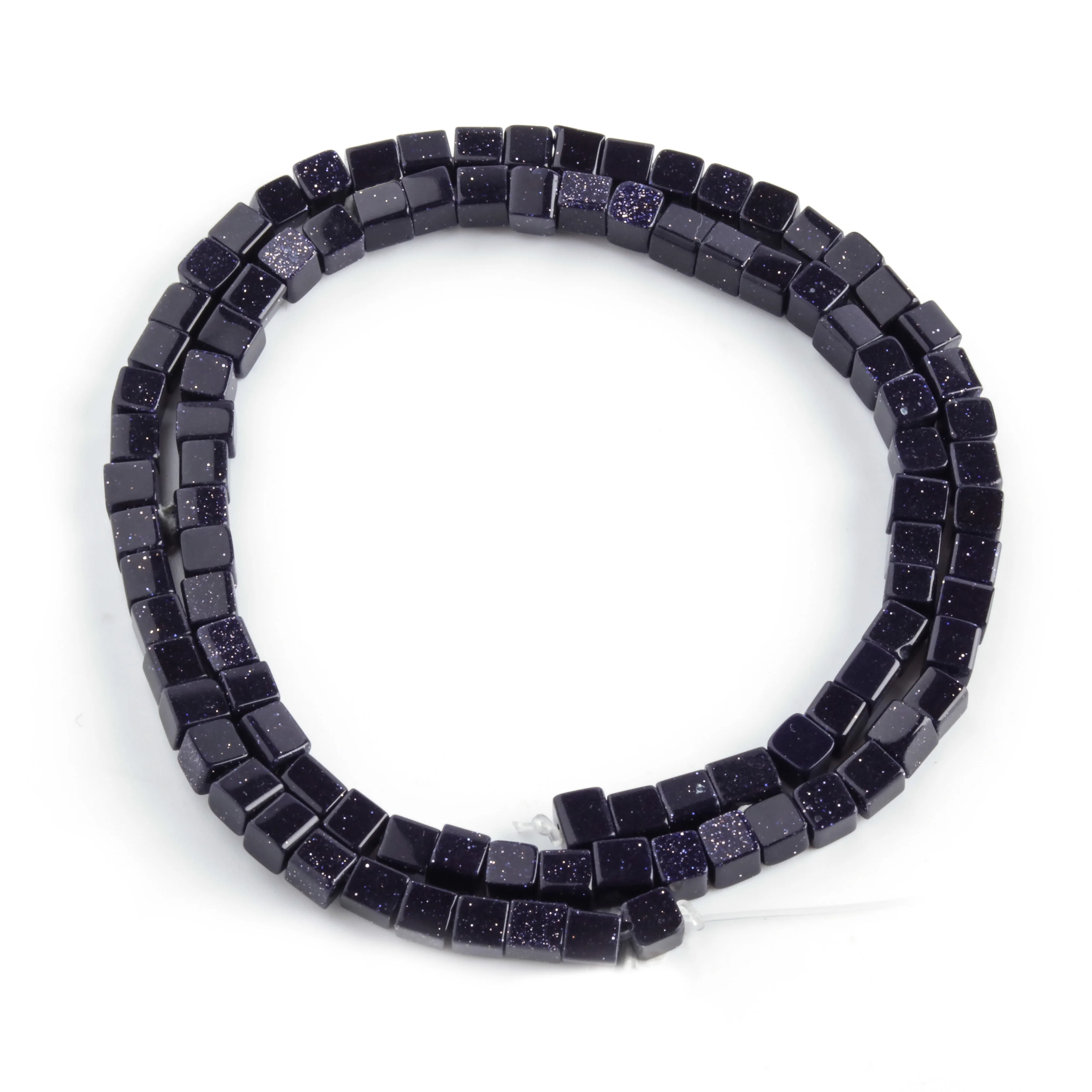 Wholesale Natural Stone 4mm Cube Bead Loosely Spaced Beads Block Bead