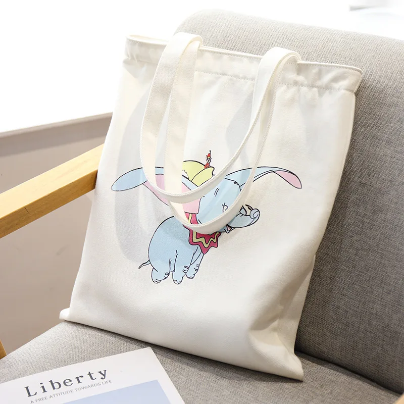Disney Dumbo сумка женская новая простая текстильная сумка на плечо женская сумка повседневная хозяйственная сумка - Цвет: 5