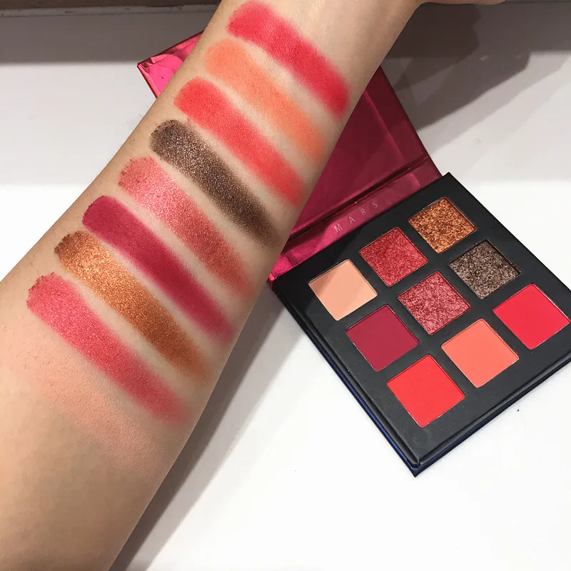 Beauty Glazed 9 Colors Makeup Eyeshadow Palette Nude Waterproof Glitter Pigment Smoky Eye Shadow Pallete Make up Palette TSLM2 Beauty Glazed 9 Colors Makeup Eyeshadow Palette Nude Waterproof Glitter Pigment Smoky Eye Shadow Pallete Make up Palette TSLM2