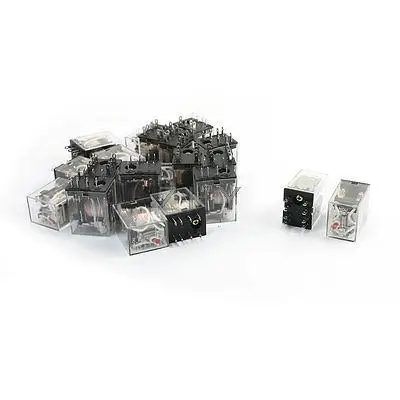 

20pcs MY2J HH52P AC 220/240V DPDT 2NO 2NC 8 Pin General Purpose Power Relay