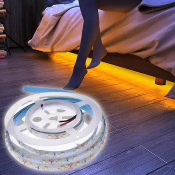 

Led Intelligent Human Body Sensor Light Bar Warm White For Use Up And Down Stairs Placed Under The Bed