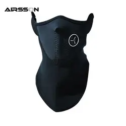 Airsoft теплый флис велосипед половина лица маски для лица капюшон Защита Велоспорт лыжный спорт на открытом воздухе зима шеи Защита шарф