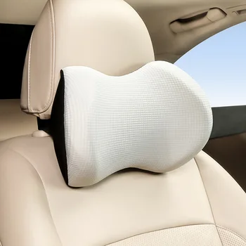 

Car Seat Head Neck Rest Massage Auto Pillow Space Memory Neck Headrest Car Cover Vehicular Pillow Seat Headrest Accessories