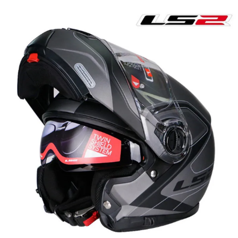 

LS2 FF325 Flip Up Motorcycle Helmet Modular Motorbike ls2 Helmet Double Racing capacete ls2 casco moto Helmet cascos para moto