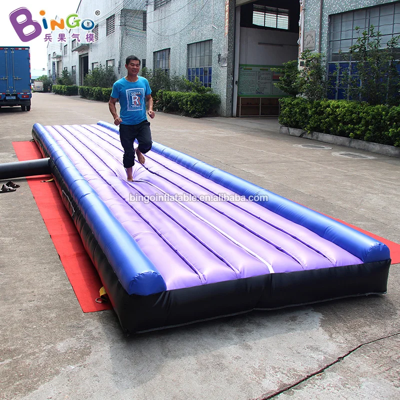 

Custom made 10X2X0.4 meters inflatable gym mat / inflatable air track for gym toy sports