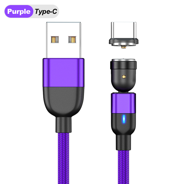 Micro USB Cable For iPhone 13 12 11 XS X 8 Samsung Xiaomi Android Mobile Phone Type-c Charging Magnet Charger Wire Cord