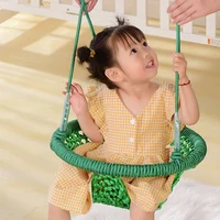 Nest Swing Chair Baby Garden Weaving Seat Swing Toys Kids Playground Outdoor Equipment Playset Hanging Rope Net Chair 2