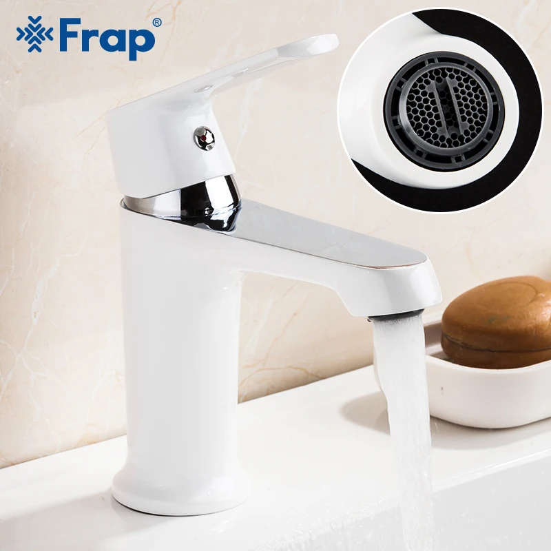 

Frap Bathroom Basin Faucet Chrome Single Handle Kitchen Sink Faucet Cold and Hot Mixer Water Bathroom Y10180/-1