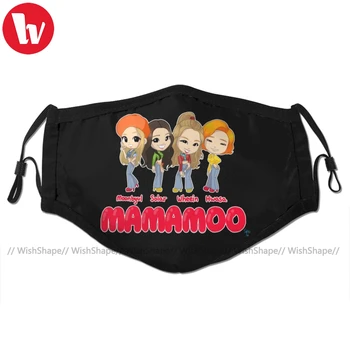 

Kpop Mamamoo Mouth Face Mask MAMAMOO You Re The Best Facial Mask Funny Kawai with 2 Filters for Adult