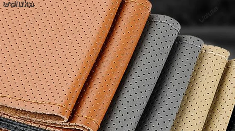 Hand sewing car steering wheel cover set leather four seasons universal non-slip CD50 Q04