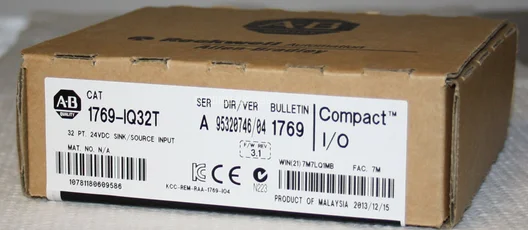 1 шт. 1769-IQ32T компактный I/O 32 Pt. Вход модуль 1769IQ32T