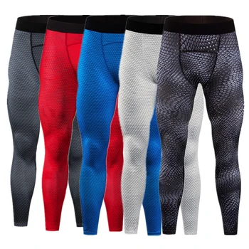 

New Running Tights Pants Men Compression Pants Training Fitness Sports Leggings Gym Jogging Pants Male Sportswear Yoga Bottoms