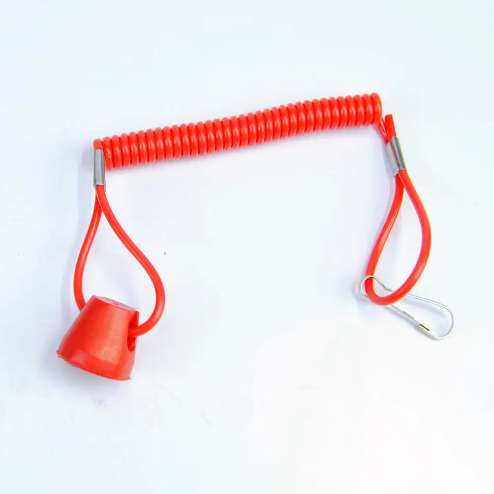 Motorcycle Stop Switch Key Safety Tether Lanyard Outboard Engine Ignition Emergency Kill | Автомобили и мотоциклы