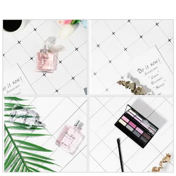 

55*82cm Double Sides Wood Marble Cement Wall Like Vintage Photography Background Backdrop Paper Board Prop For Food