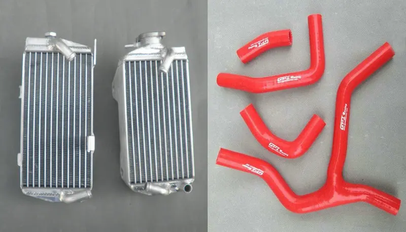 L& R алюминиевый радиатор и шланг- для Honda CRF450R CRF450 CRF 450R 15 16