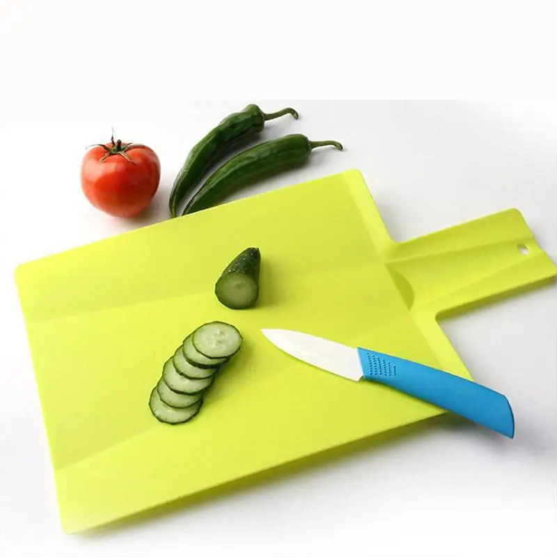 

1pcs Creative Foldable Plastic Cutting Board Mildewproof Shovelshaped Kitchenware Nvironmentally Multifunctional Chopping Boards
