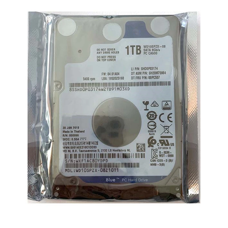 ο  HDD WD Blue 1 ׶Ʈ 2.5 SATA 6 ⰡƮ/ 128MB 5400RPM Ʈ ϵ ̺  ϵ ũ WD10SPZX