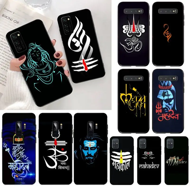 Чехол для телефона Hinduism Lord Shiva Mahakal Samsung S20 plus Ultra S6 S7 edge S8 S9 S10 5G lite 2020 | Мобильные
