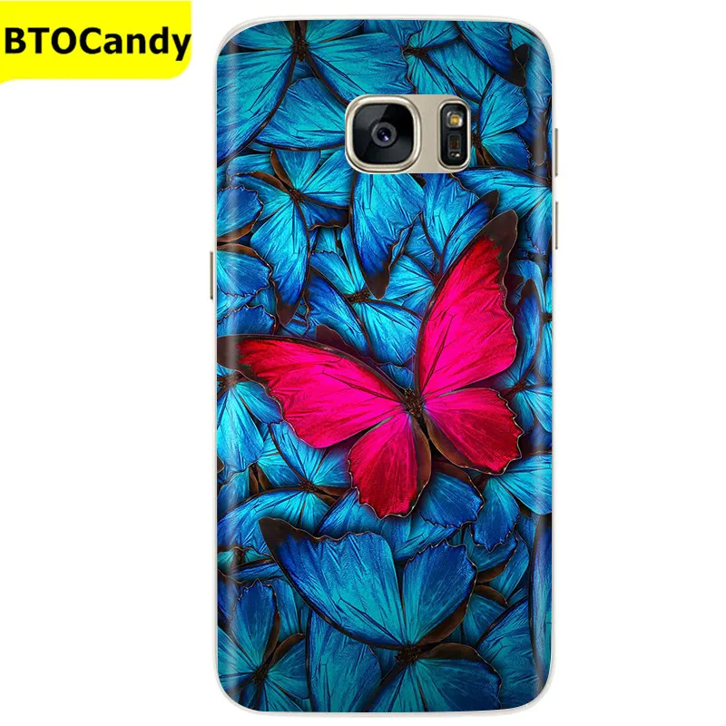 phone pouch for running Silicone Case For Samsung Galaxy S6 Edge Plus Case Cute Pattern Soft TPU Case For Samsung Galaxy S6 S 6 Edge Cover Bumper Coque iphone pouch Cases & Covers