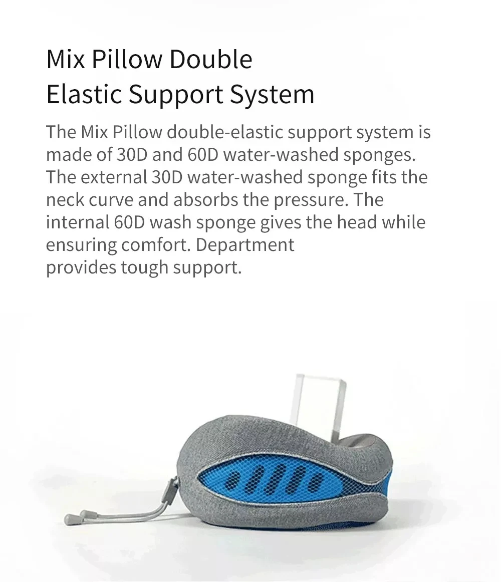 Новое прибытие Xiaomi Мини Lefan охлаждения льдом Feel U-Форма Подушка с двойными эластичными моющийся дышащий Подушка для путешествий работы дома Применение