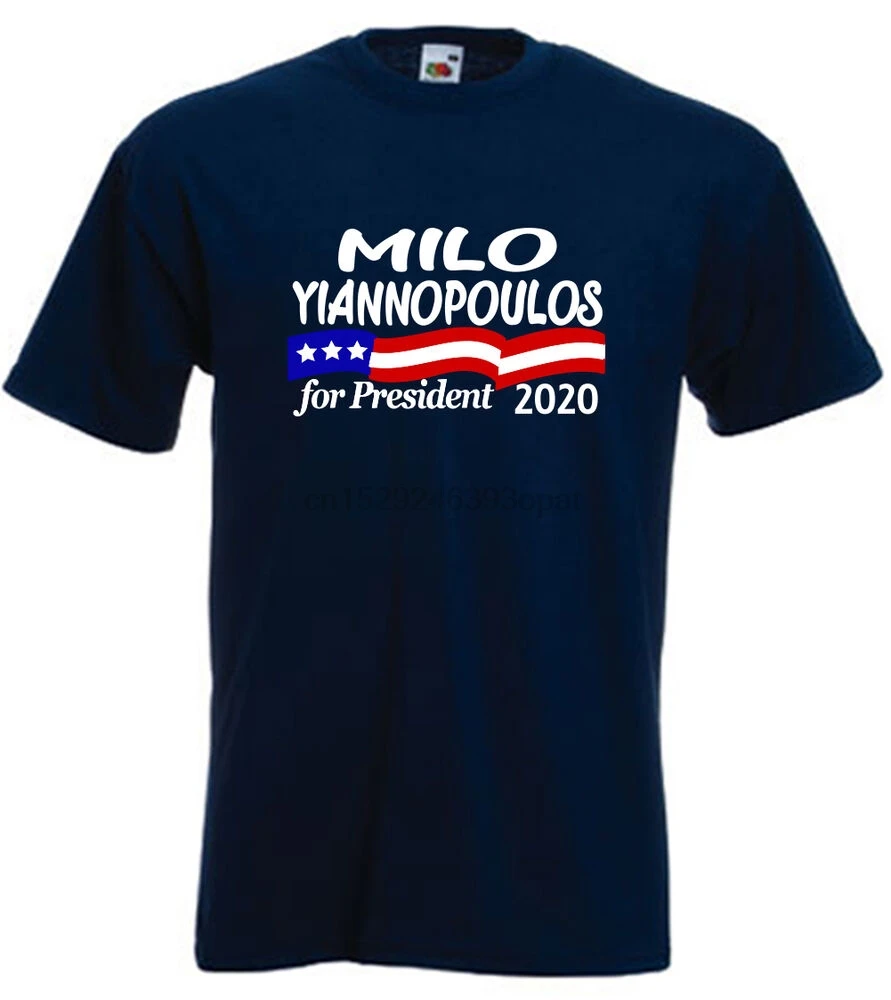 Футболка с длинным рукавом Milo Yiannopoulos президент 2020 | Мужская одежда