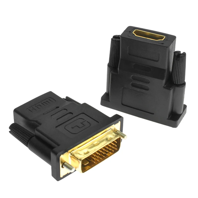 HDMI Женский к DVI D 24+ 1 Pin Мужской адаптер конвертер HDMI2DVI кабель переключатель для ПК PS3 проектор ТВ коробка HD ТВ ЖК-телевизор